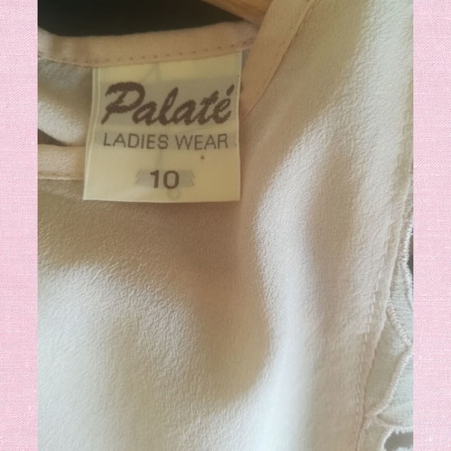 Blouse Palate Ladies Wear 90s beige medium like new