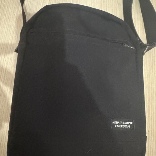Emerson men's shoulder bag black like new