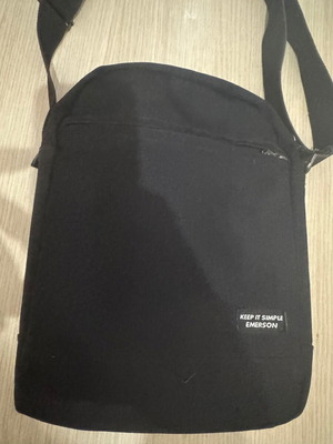 Emerson men's shoulder bag black like new