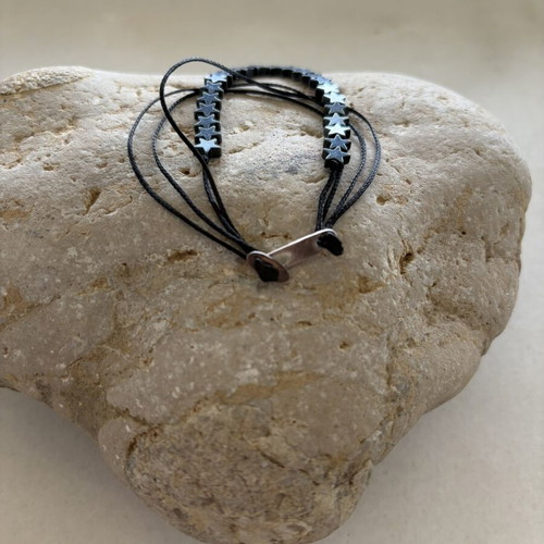 Apriati Multi-Cord 925 Sterling Silver Fixed Star Bracelet like new