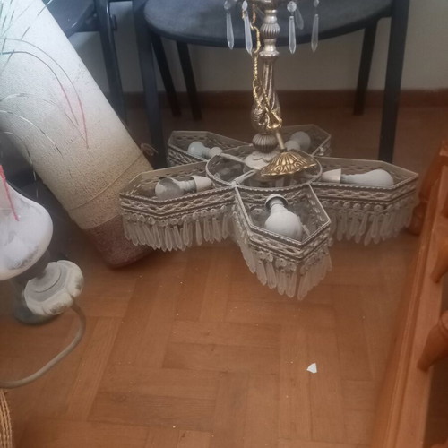 Φωτιστικά vintages σαν καινούργια, αντικέ και τα δύο μαζί