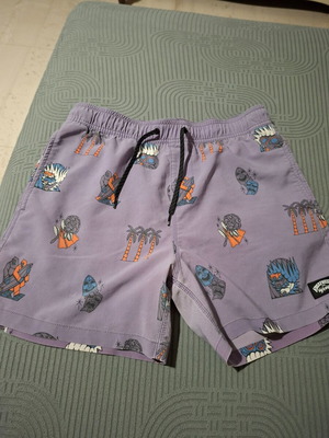 Billabong boys' swimwear used, size S, colorful