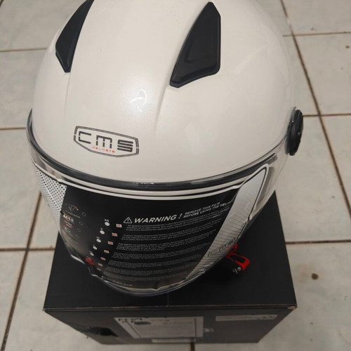CMS D-Jet Helmet White Size No XXL New