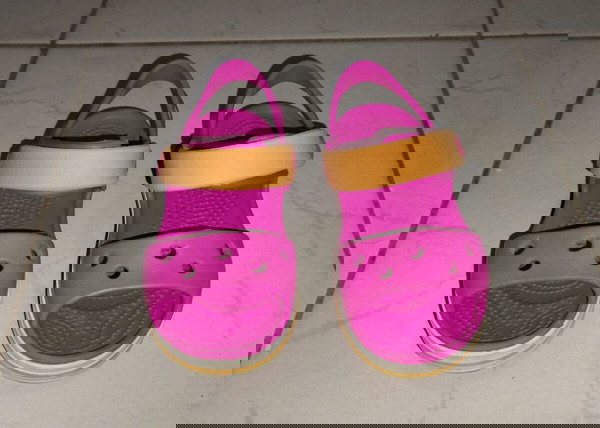 Crocks παιδικά σανδάλια φούξια