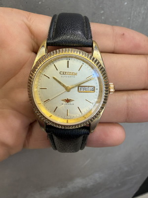 Citizen Eagle 7 Automatic watch used, vintage 1984, 21 jewels, day-date