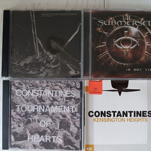 CD albums Constantines, Monster In The Machine and Submersed like new, 4 pcs