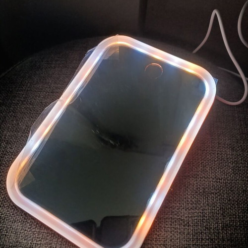 Illuminated mirror with USB and color options new