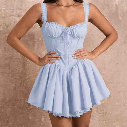 Dress Shein baby blue size S new