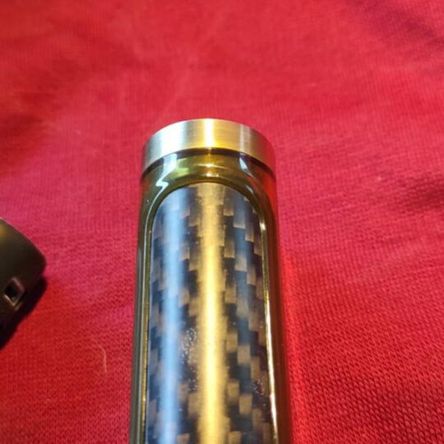 Lost Vape Furyan Squonk Mech Mod μεταχειρισμένο, μπρούτζινο με Ultem-Carbon Fiber