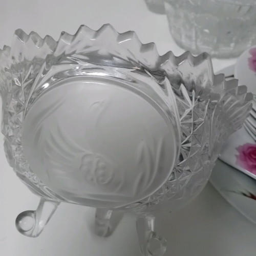 Crystal items new, set of 6 pieces