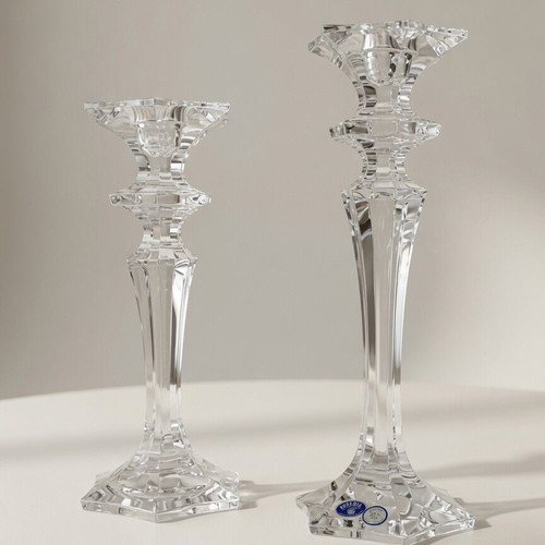 Classic Bohemian crystal candlesticks new