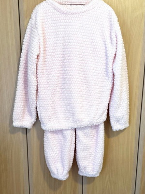 Γυναικείες fleece πιτζάμες καινούργιες, μέγεθος L, ροζ