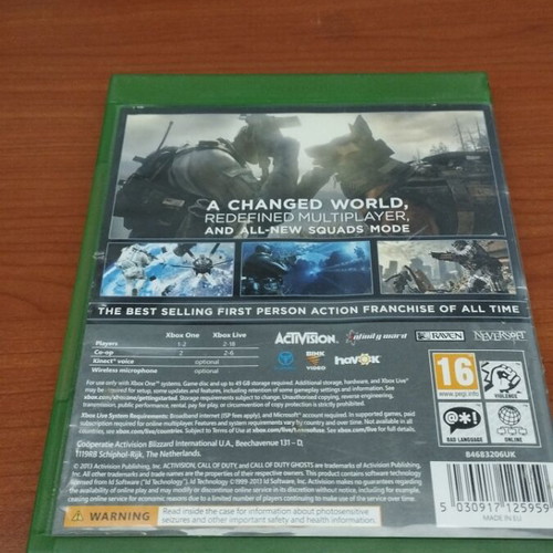 Call Of Duty Ghosts Xbox One used in excellent condition