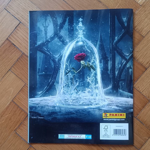 Panini sticker album Beauty and the Beast 2017 used with 20 stickers