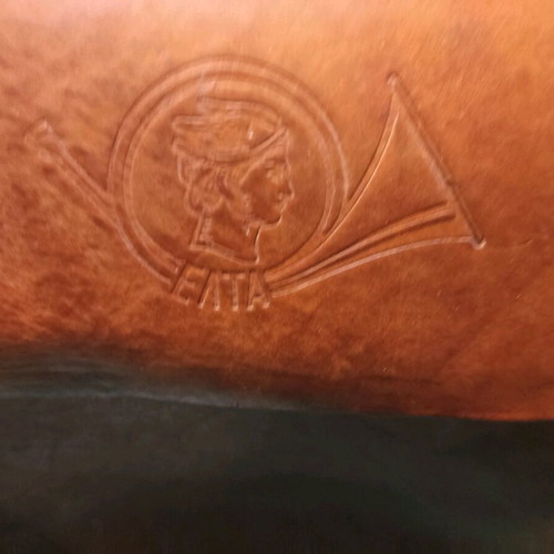 Elta leather bag used, dimensions 33x43 cm