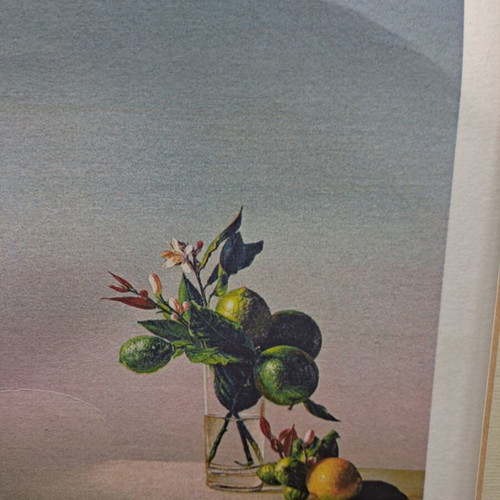 Silk Screen Print by Michalis Makroulakis "Vase with Flowers" used, A.P. edition
