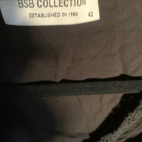 BSB Collection black cardigan new with boho sleeves and lace tie