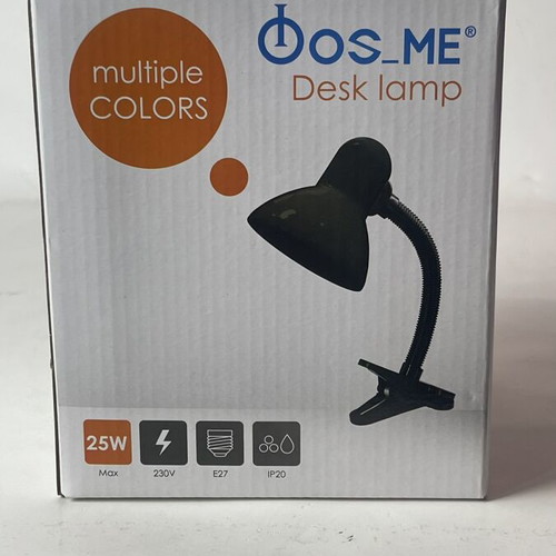 Clip-On Desk Lamp White Brand New