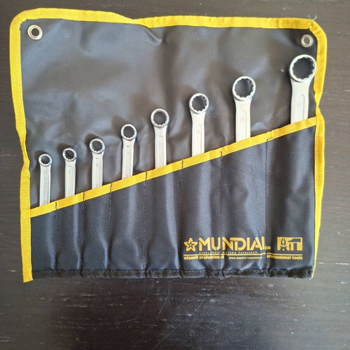 Mundial wrench set 8 pieces 8–19mm new