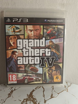 Grand Theft Auto GTA IV PS3 game used, action adventure