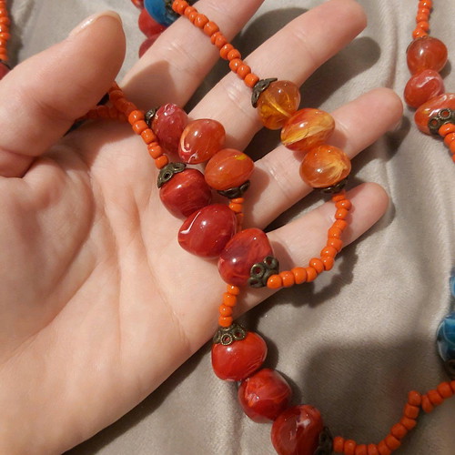 Set of 2 necklaces Julia Bergovich and BSB like new