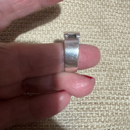 Silver men's ring with 950 hallmark like new