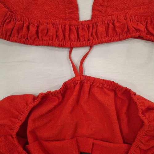 Shein red mini summer dress, size S