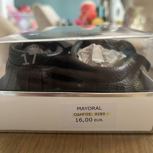 Mayoral baby shoes size 17 like new, comfortable fit