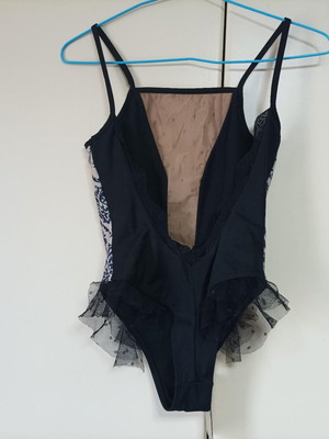 Baroque print one-piece swimsuit Small