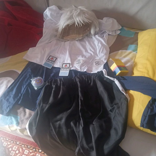 Killua Zoldyck Hunter X Hunter cosplay costume like new with wig and accessories