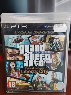 Grand Theft Auto Episodes of Liberty City PS3 game like new with booklet