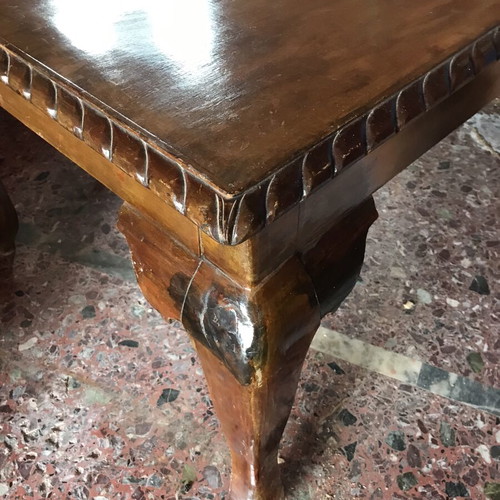 Old dining table used with scratches