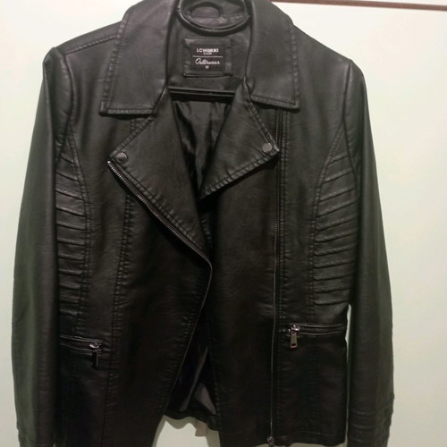 Faux leather jacket used, size 36