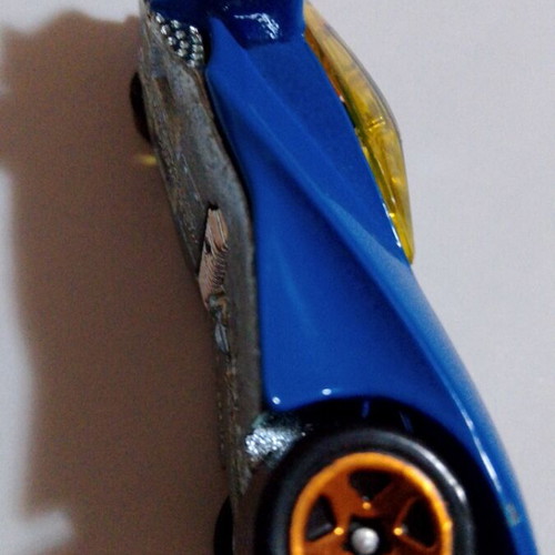Hot Wheels Swoopy Do 2003 blue with flames, like new