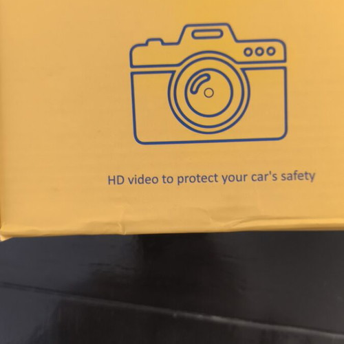 Car accident and traffic security camera double new