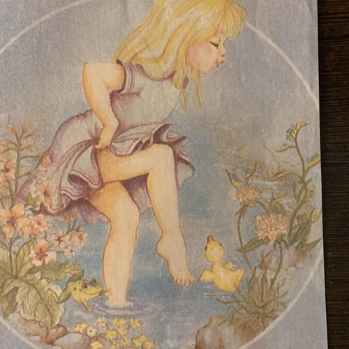 Vintage retro letter writing paper and envelope by Sarah Kay
