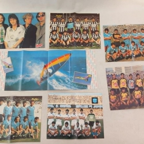 Football Posters Used, Pack of 19 from 1980