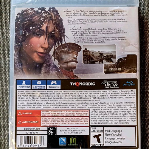 Syberia Collection PS3 sealed