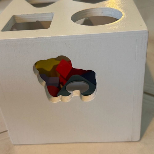 Viga Wooden Shape Cube like new with sounds