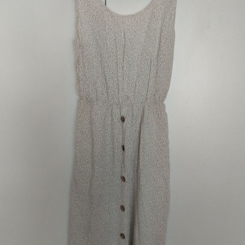 Summer dress used, size M, beige