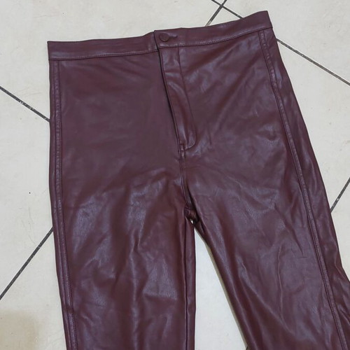 Pull & Bear leather pants like new, size L 40 12