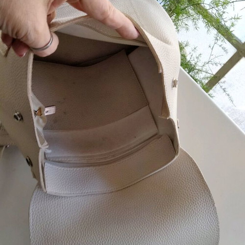 Women's backpack in beige/cream color like new