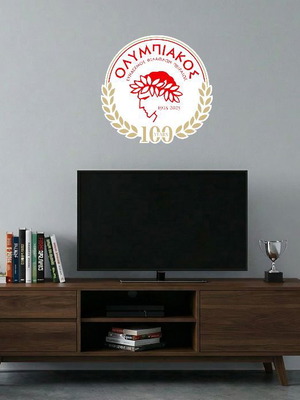 Olympiakos sticker new 29cm x 29cm