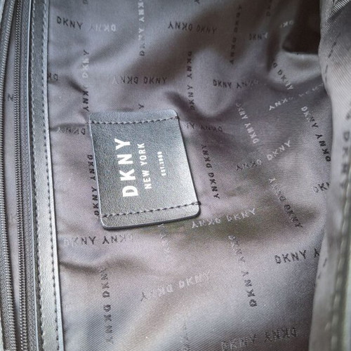DKNY handbag, black with silver details