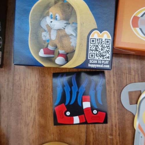 McDonalds Happy Meal Sonic and Super Mario figure collection