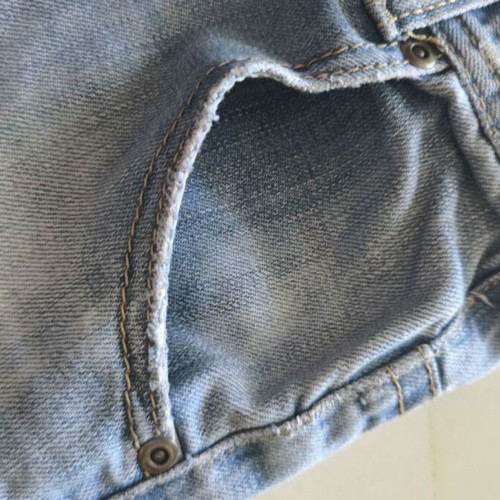 Sisley denim bermuda shorts small like new, blue