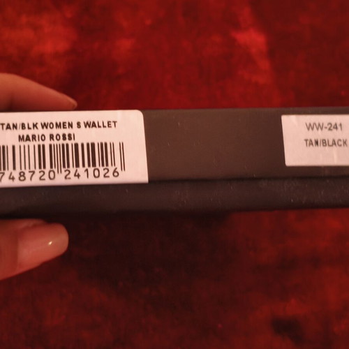 Mario Rossi leather women's wallet WW-241 new with RFID protection and box