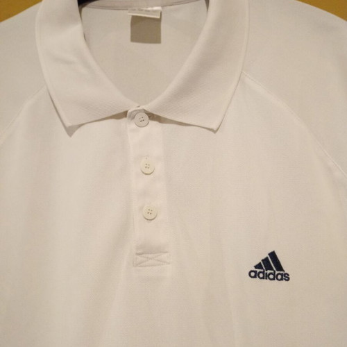 Adidas vintage tennis polo 2003 size L like new, white