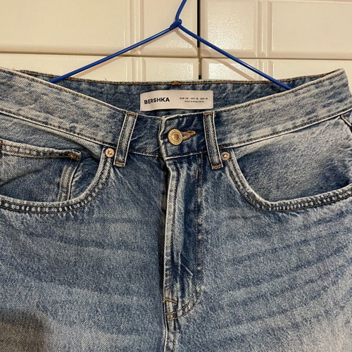 Bershka men's pants like new, blue, size M