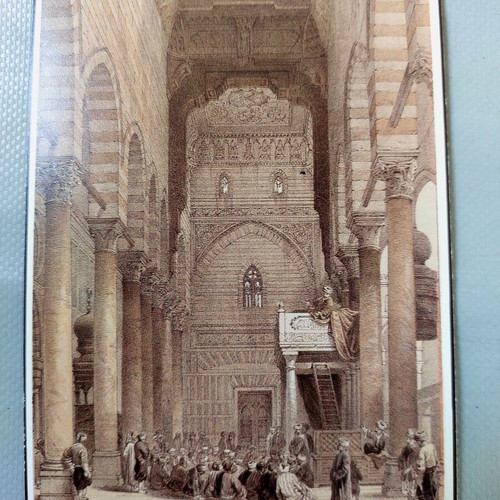 Vintage Egypt Postcard Lehnert & Landrock Cairo David Roberts 1839